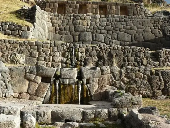 view of the tambomachay archaeological complex